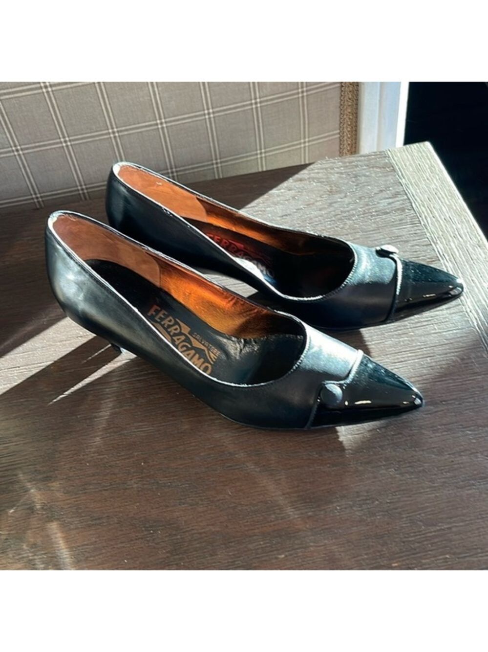NWOB Salvatore Ferragamo size 4 Black Heels